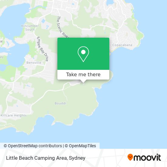 Little Beach Camping Area map