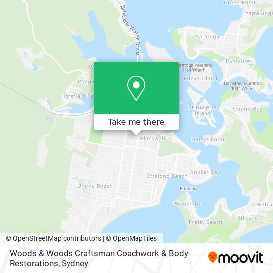 Woods & Woods Craftsman Coachwork & Body Restorations map