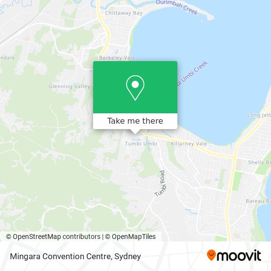 Mingara Convention Centre map