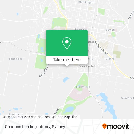 Christian Lending Library map