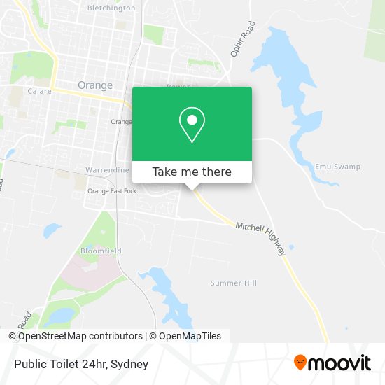 Public Toilet 24hr map