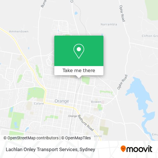 Mapa Lachlan Onley Transport Services