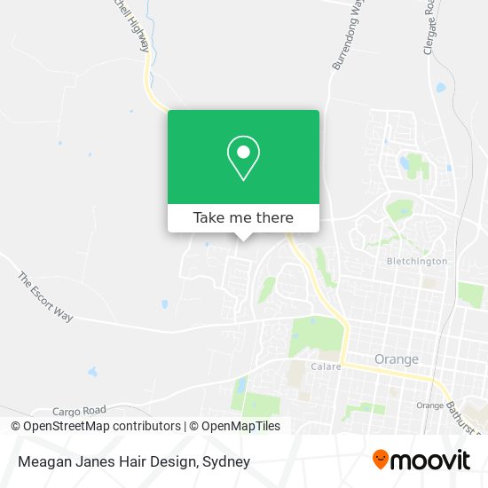 Meagan Janes Hair Design map