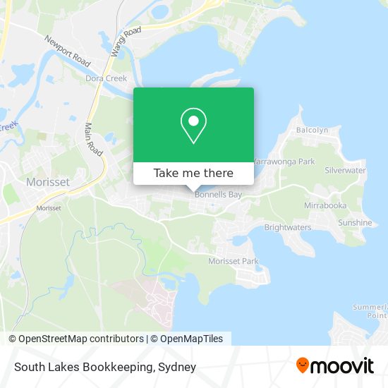 South Lakes Bookkeeping map