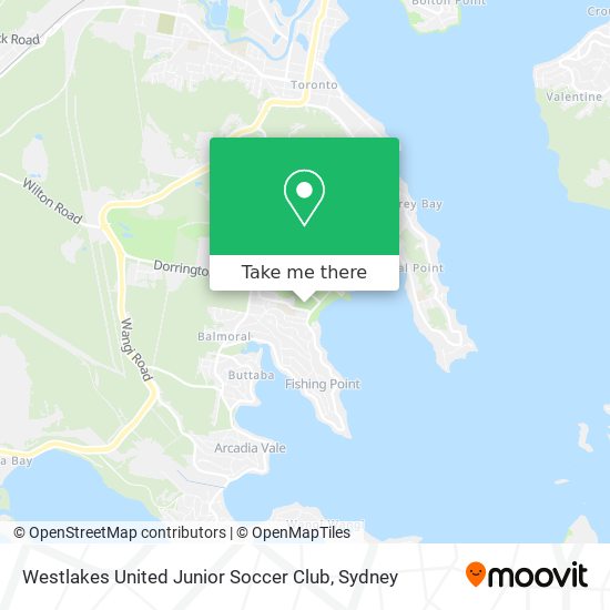 Westlakes United Junior Soccer Club map