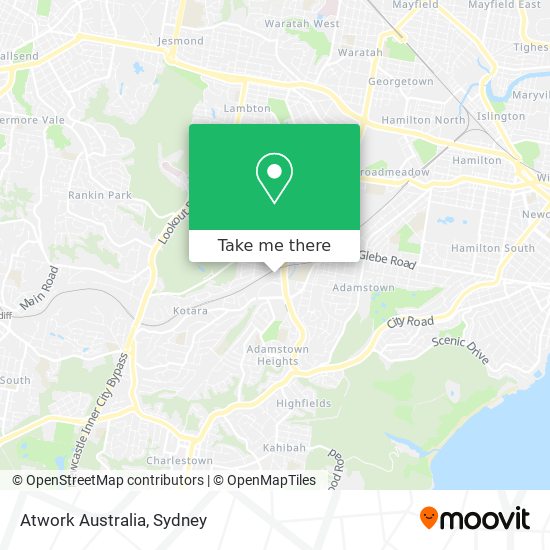 Atwork Australia map