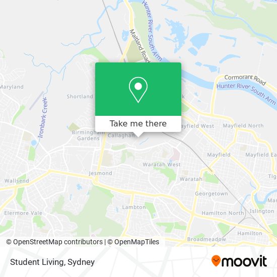 Student Living map