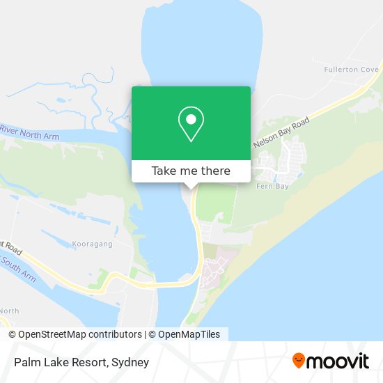 Palm Lake Resort map
