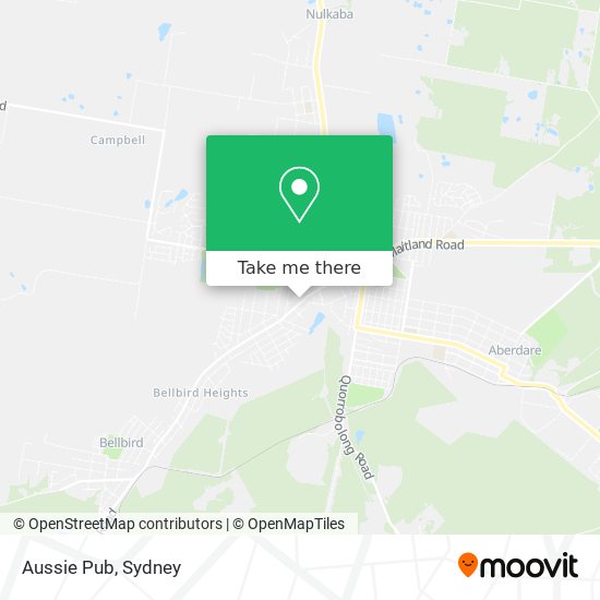 Aussie Pub map