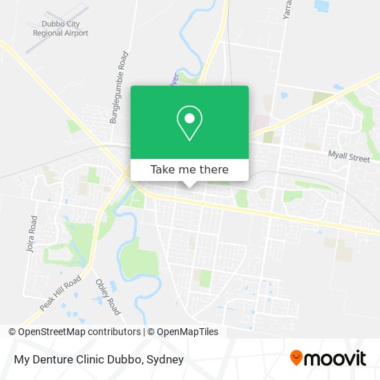 My Denture Clinic Dubbo map