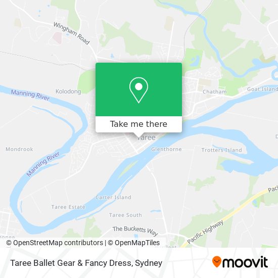 Taree Ballet Gear & Fancy Dress map