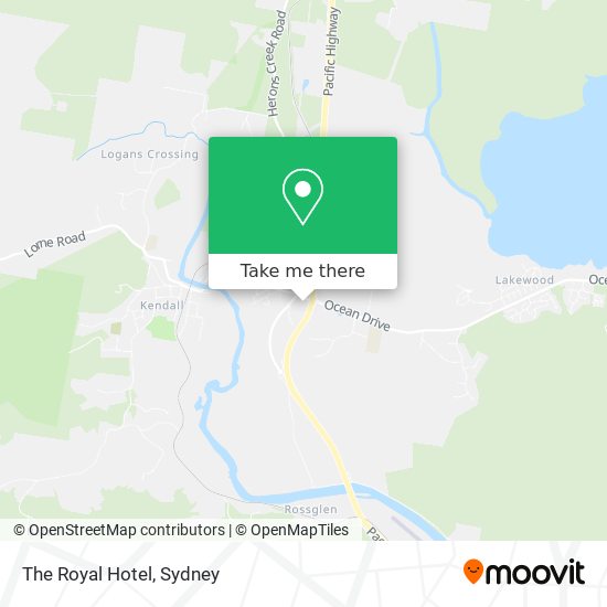 The Royal Hotel map