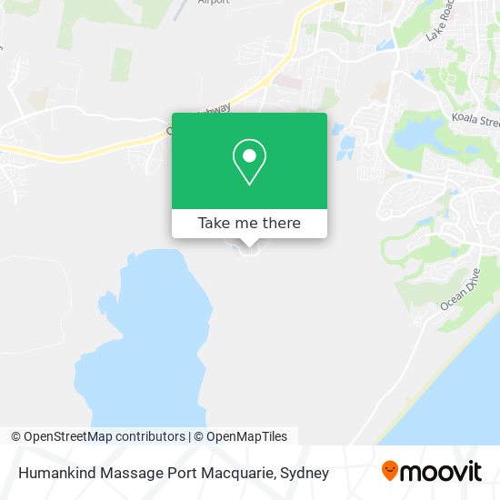 Humankind Massage Port Macquarie map