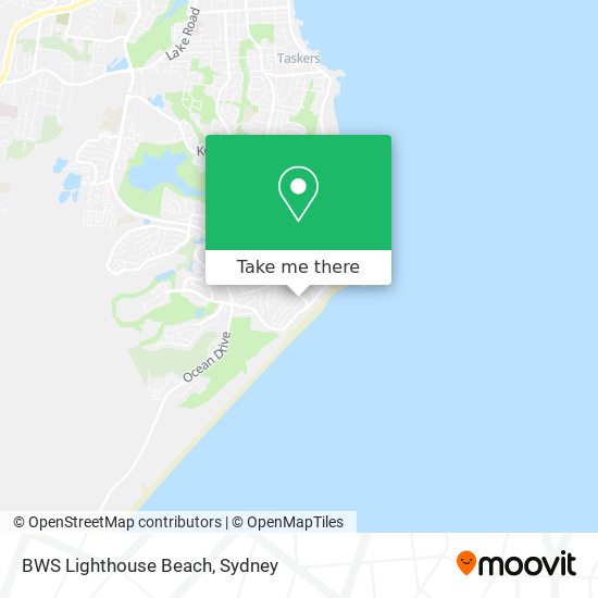 BWS Lighthouse Beach map