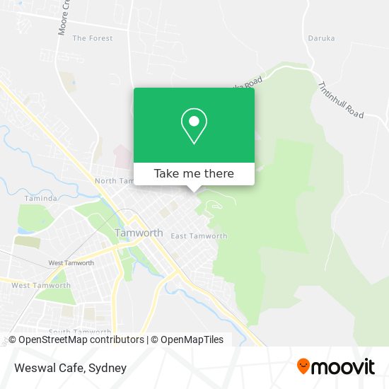 Mapa Weswal Cafe