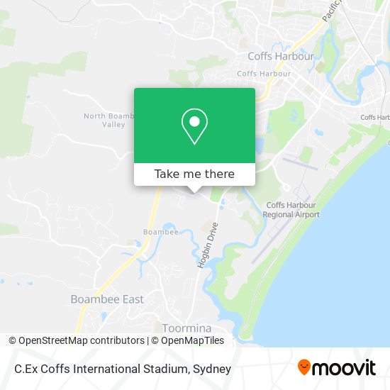 C.Ex Coffs International Stadium map