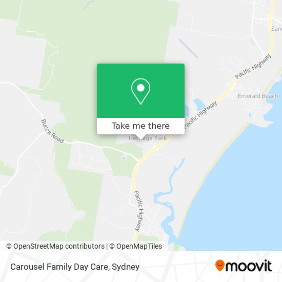 Carousel Family Day Care map