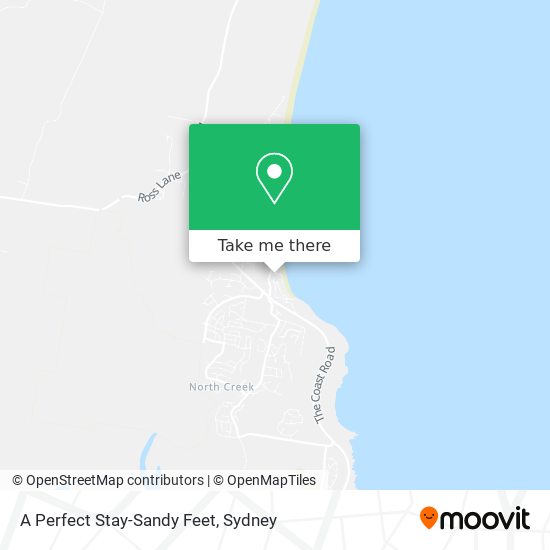 A Perfect Stay-Sandy Feet map