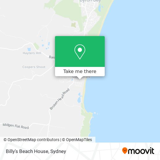 Billy's Beach House map