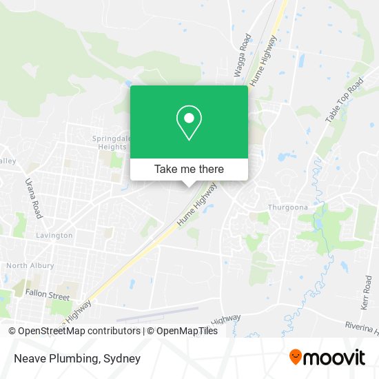 Neave Plumbing map