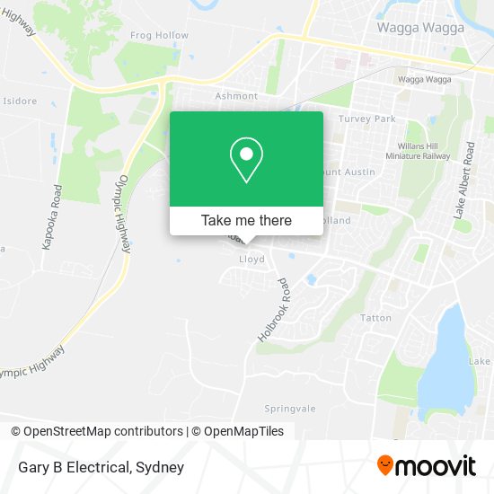 Gary B Electrical map