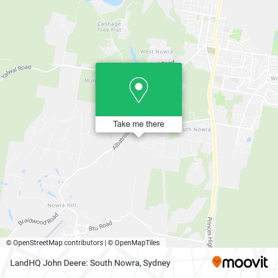 Mapa LandHQ John Deere: South Nowra