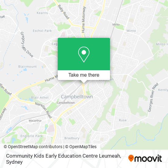 Community Kids Early Education Centre Leumeah map