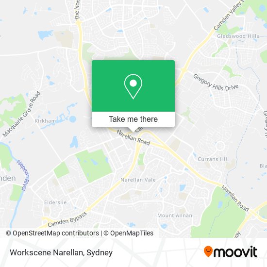 Mapa Workscene Narellan