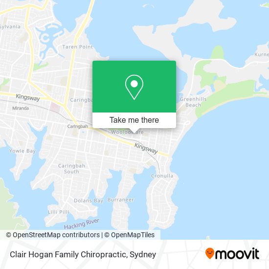 Clair Hogan Family Chiropractic map