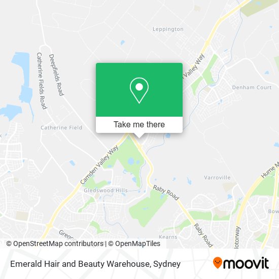 Emerald Hair and Beauty Warehouse map