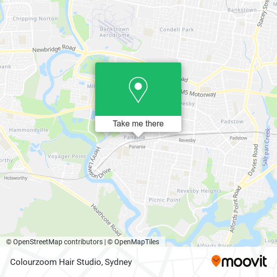 Colourzoom Hair Studio map