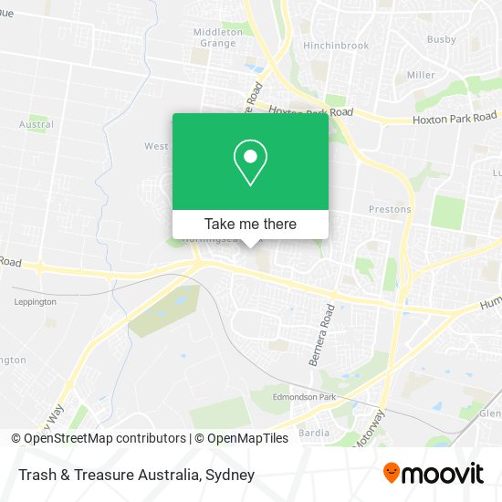 Trash & Treasure Australia map