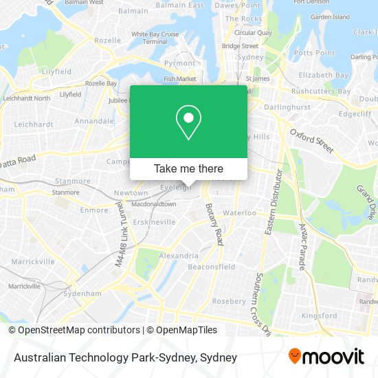 Australian Technology Park-Sydney map