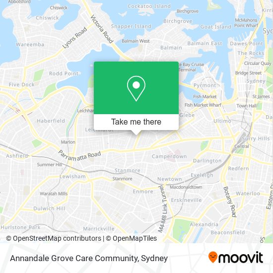 Mapa Annandale Grove Care Community