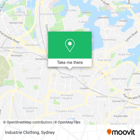 Industrie Clothing map