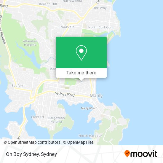 Oh Boy Sydney map