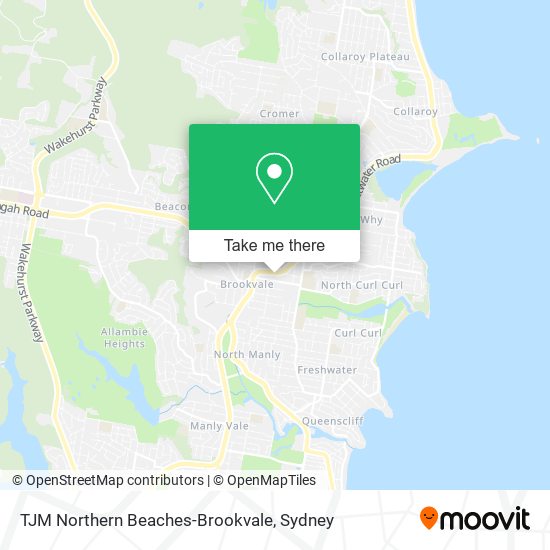 TJM Northern Beaches-Brookvale map