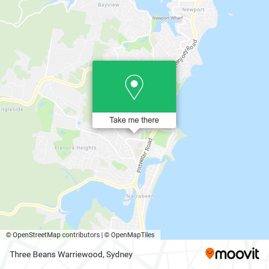 Three Beans Warriewood map