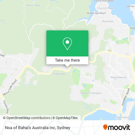 Mapa Nsa of Bahai's Australia Inc