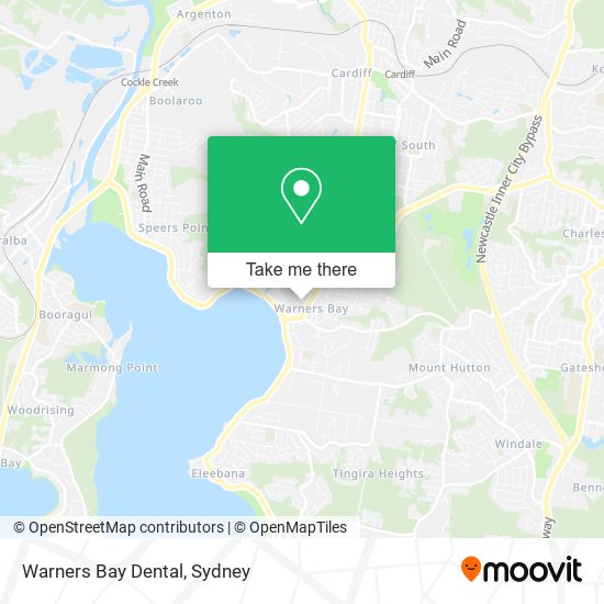 Mapa Warners Bay Dental