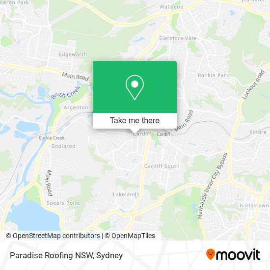 Paradise Roofing NSW map