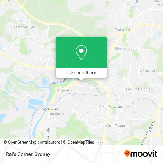 Raj's Corner map
