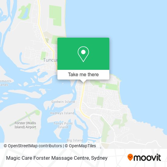 Magic Care Forster Massage Centre map