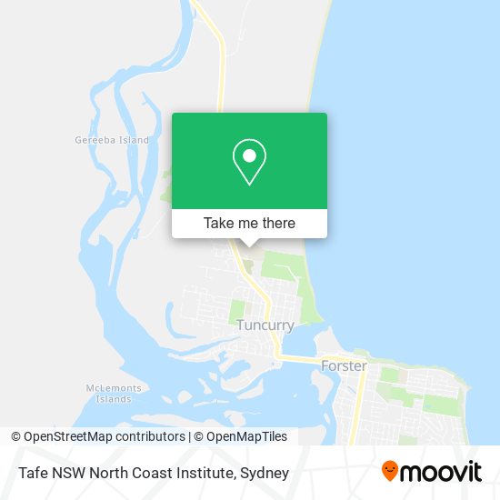 Tafe NSW North Coast Institute map