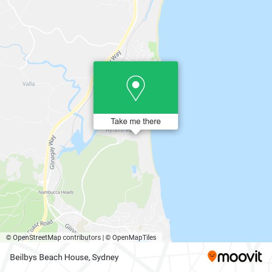 Beilbys Beach House map