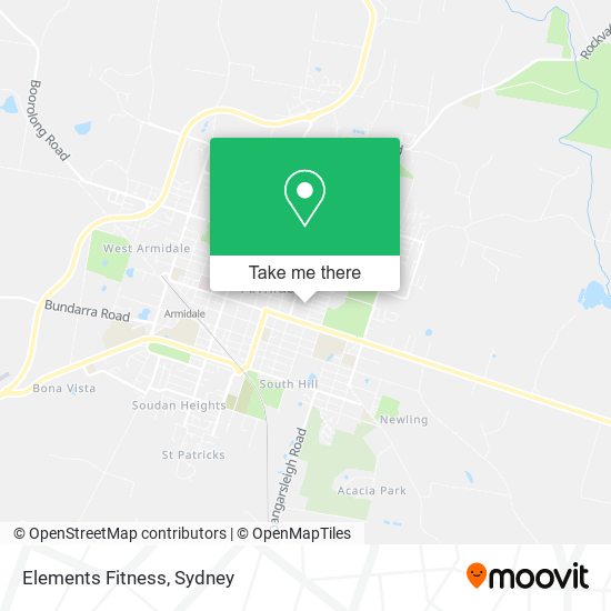 Elements Fitness map