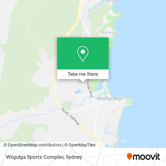 Wiigulga Sports Complex map