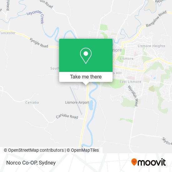 Norco Co-OP map