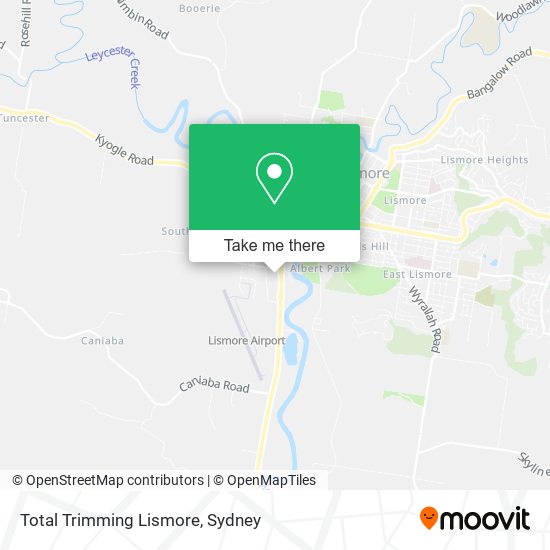 Mapa Total Trimming Lismore