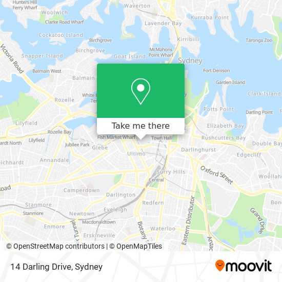 14 Darling Drive map